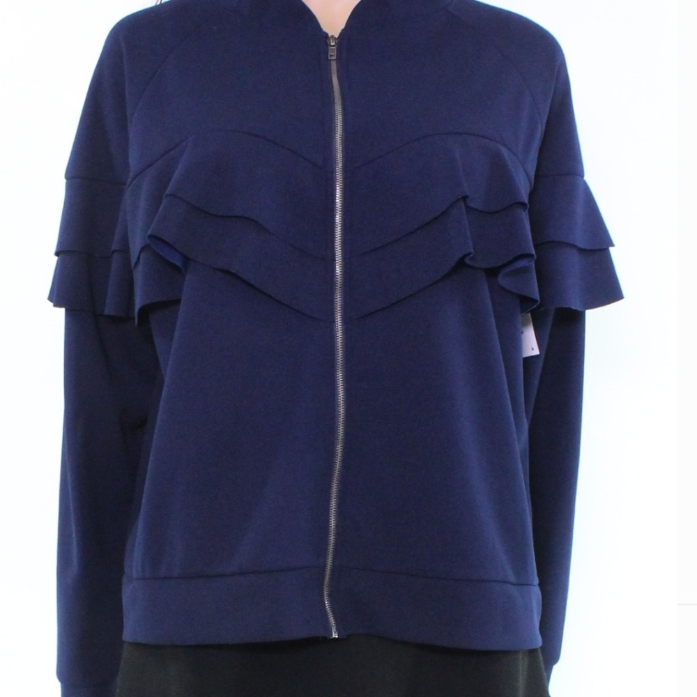 Emelia bomber ruffle jacket